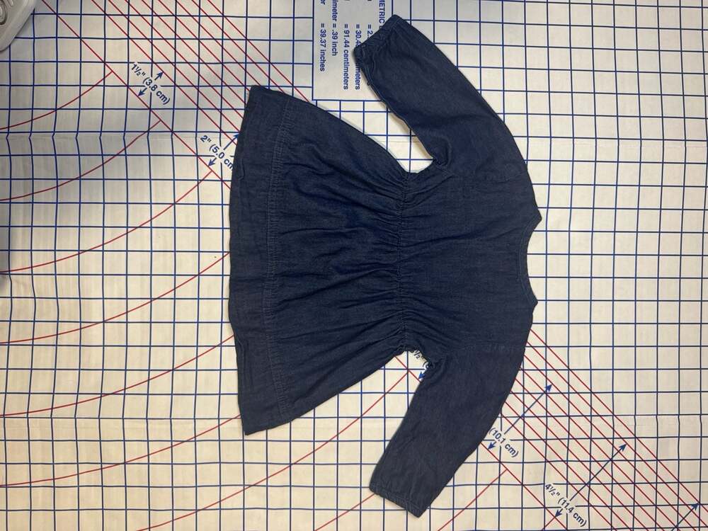 U.S. Polo Assn. Long Sleeve Denim Dress Size 3/6M - Picture 3 of 3